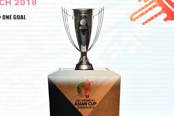 الكشف عن التصميم الجديد لكأس اسيا للسيدات 2018