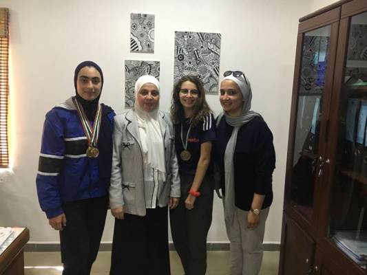 طالبات اكاديمية ساندس الوطنية يحصدن  الميداليات  في بطولة العاب القوى