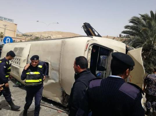 وفاة و41 إصابة 7 منها في حال الخطر بـحادث البتراء