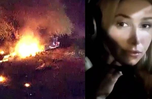 عارضة أزياء أمريكية توثق آخر لحظاتها قبل سقوط طائرتها (فيديو)