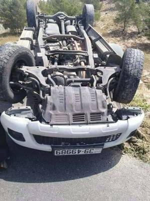 وفاة شخصين واصابة ثالث اثر حادث تدهور بالزرقاء