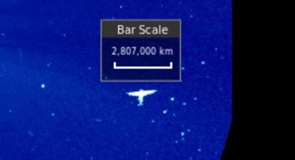 بالفيديو... رصد ملاك عملاق في الفضاء الخارجي