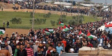 44 شهيدا والاف الجرحى على حدود غزة منذ يوم الارض