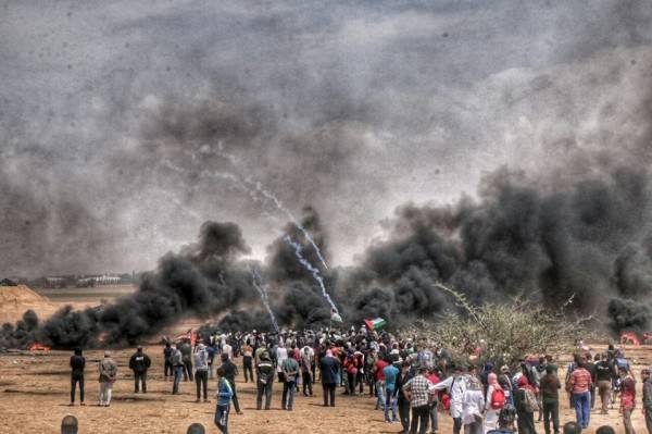 مئات الإصابات بالرصاص والاختناق في جمعة عمال فلسطين