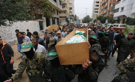 تشييع 6 شهداء في غزة والقسام تكشف ملابسات الانفجار ..فيديو