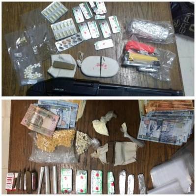 ضبط 24 مروجا للمخدرات وبحوزتهم كميات كبيرة واسلحة (صور)