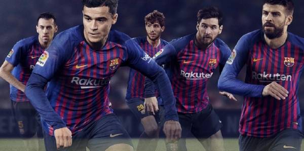 نادي برشلونة يكشف قميصه الجديد لموسم 20182019 (صور)