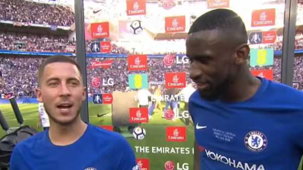 روديجر يقلد بيكيه ليمنع رحيل هازارد!