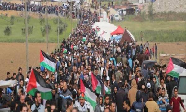 إصابة عشرات الفلسطينيين بمواجهات مع جيش الاحتلال في جمعة “مستمرون رغم الحصار”