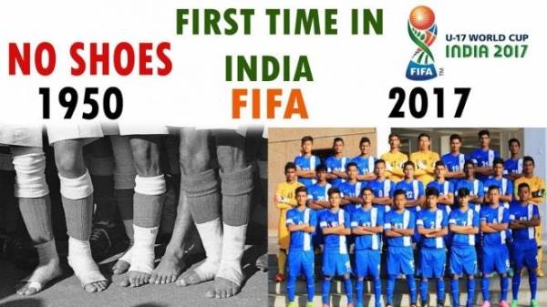 عندما طلبت «الهند» من «الفيفا» أن يلعب فريقها «حفاة القدمين» في كأس العالم (فيديو )