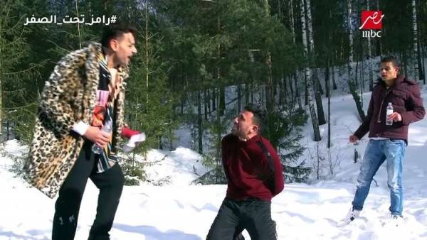 كم تقاضى نجما منتخب مصر في برنامج رامز تحت الصفر؟