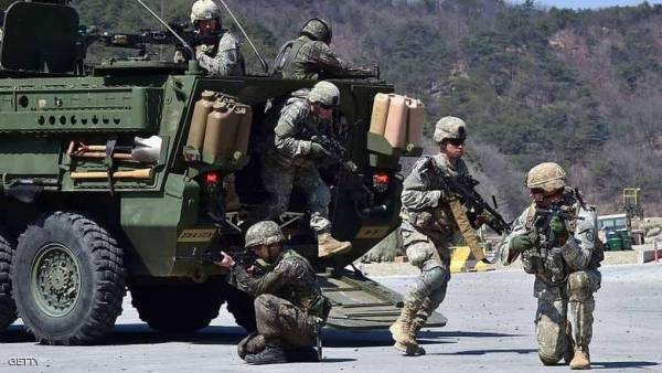 حادث غريب للمدرعات الأميركية بـالمناورات الكبرى