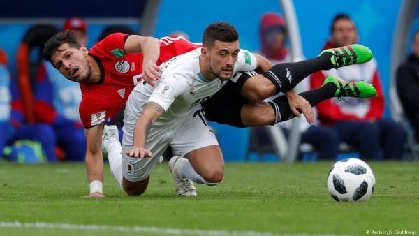 بصعوبة الأورجواي تهزم مصر في كأس العالم