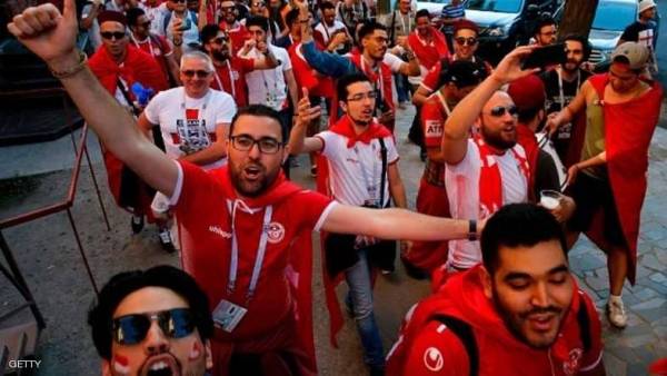 رغم الهزيمة مشجعو تونس احتفلوا