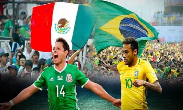 إنجاز تاريخي يطارد منتخب المكسيك أمام منتخب البرازيل في كأس العالم 2018