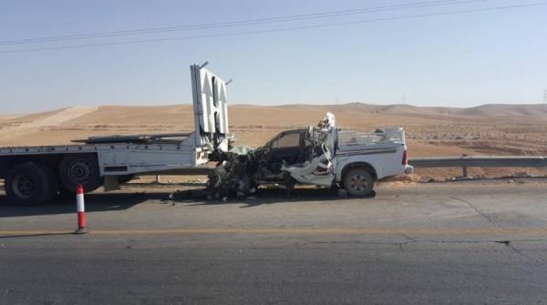 3 وفيات وإصابة من عائلة واحدة بحادث مروع في الصحراوي (صور)