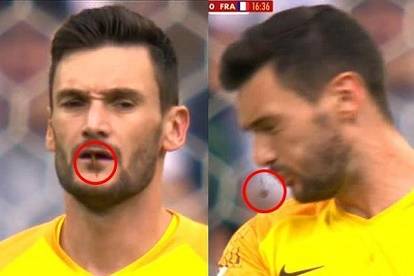 لقطة المونديال.. حارس فرنسا يبتلع حشرة في مباراة الأوروغواي