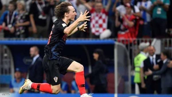 رقم تاريخي لمودريتش يخيف فرنسا في نهائي المونديال