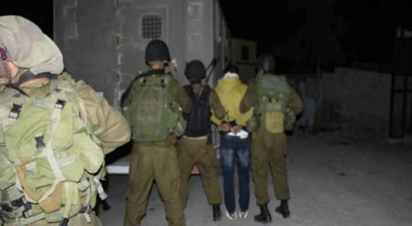 الاحتلال يعتقل 18 فلسطينيا