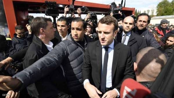 ماكرون في ورطة حقيقية بسبب فيديو حارسه الشخصي