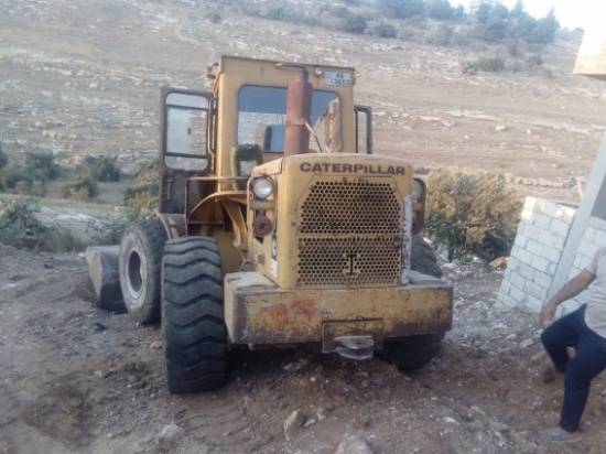 اربد  جرافة  تقتل سائقها ...صور