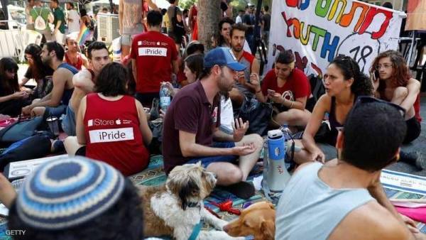 مظاهرات احتجاجية للشواذ في الكيان الصهيوني