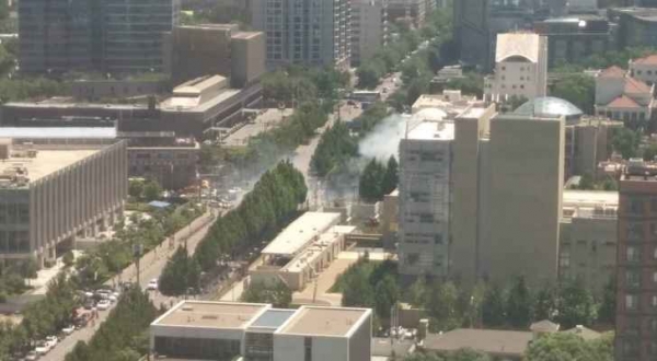 انفجار بالقرب من السفارة الأمريكية في بكين