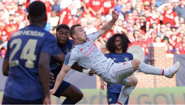 بالفيديو.. ليفربول يعمق جراح مورينيو في الجولة التحضيرية بهزيمة ثقيلة