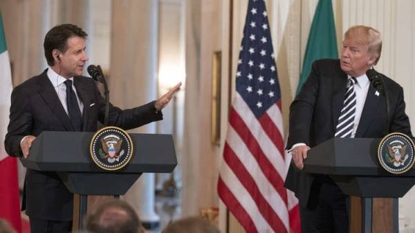 ترامب يؤكد إبقاء العقوبات ضد روسيا وكونتي يدعو لوضع حد لها