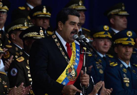 بالفيديو ...محاولة اغتيال رئيس فانزويلا