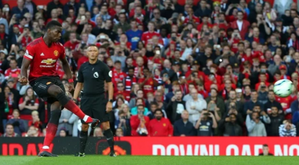 فيديو.. ضربة جزاء بوجبا تثير عاصفة من السخرية!