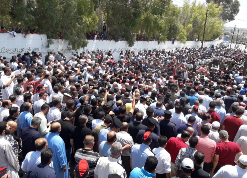 تشييع جثمان الشهيد الهياجنة في إربد (صور)