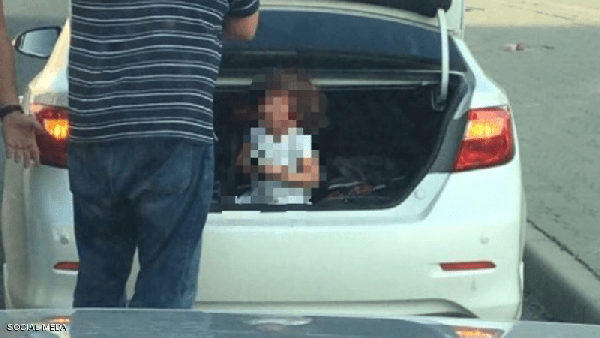 الكويت.. القبض على رجل احتجز ابنته بصندوق سيارته