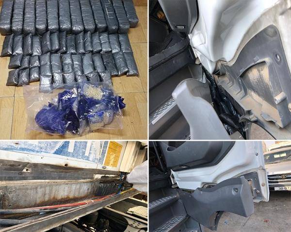 مكافحة المخدرات تحبط تهريب ربع مليون حبة مخدرة وتضبط عدد من المروجين (صور)