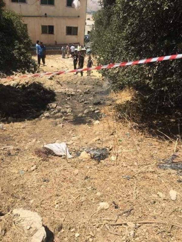 أنفجار قنبلة قديمة في ماحص (صور)