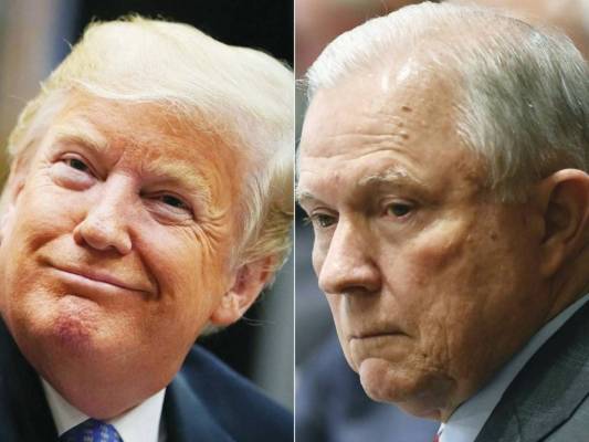هل يطرد ترامب وزير العدل؟