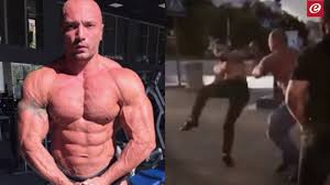 بالفيديو:قتل بطل العالم في رفع الأثقال أثناء شجار شوارع مع رجل أصغر منه حجماً