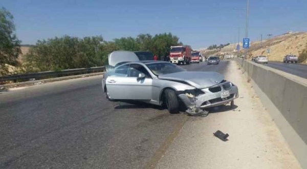 14 اصابة بحادثي سير في عمّان وعجلون