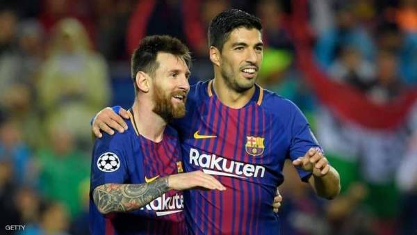 سواريز: ميسي يضغطنا.. وما فعله ريال مدريد شوكة بالخاصرة