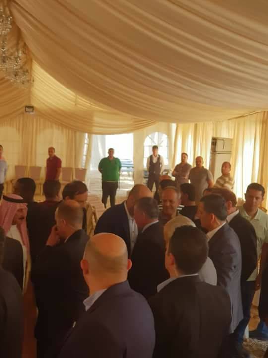 الملك يعزي عشائر الحويطات بوفاة العين فواز ابو تايه