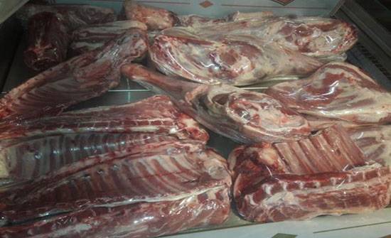 ضبط (132) كلغم لحوم منتهية الصلاحية ومخالفة احد المطاعم بمأدبا