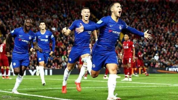 هازارد سجل هدف الفوز بطلب من زميله