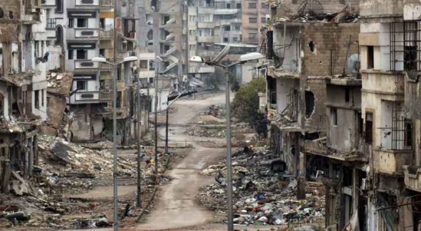 لافروف يطالب المجتمع الدولي بالمساعدة في إعادة إعمار سوريا