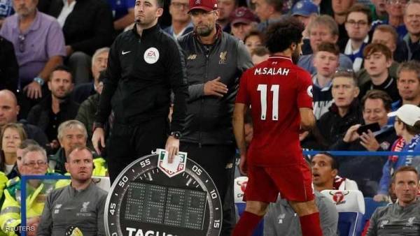 كلوب يتحدث عن إخراج صلاح لسبب شاهده الجميع