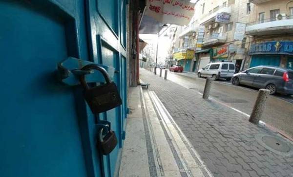الإضراب العام يعم الضفة الغربية رفضا لقانون القومية الإسرائيلي