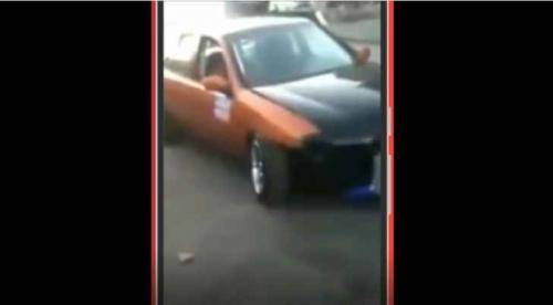 القبض على السائق في هذا الفيديو ...شاهد ماذا فعل