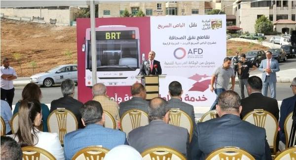 الشواربة يفتتح مشروع تقاطع نفق الصحافة ـ صور