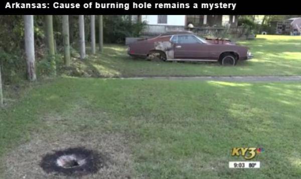 حفرة غامضة تطلق اللهب تحيّر الباحثين