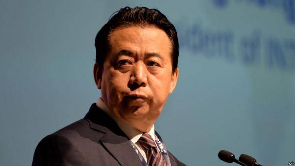 الصين تعلن أن رئيس الانتربول السابق تلقى رشاوى