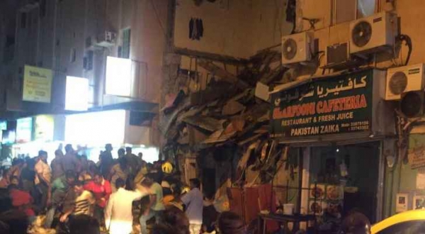 قتلى وجرحى في انهيار مبنى سكني بالمنامة